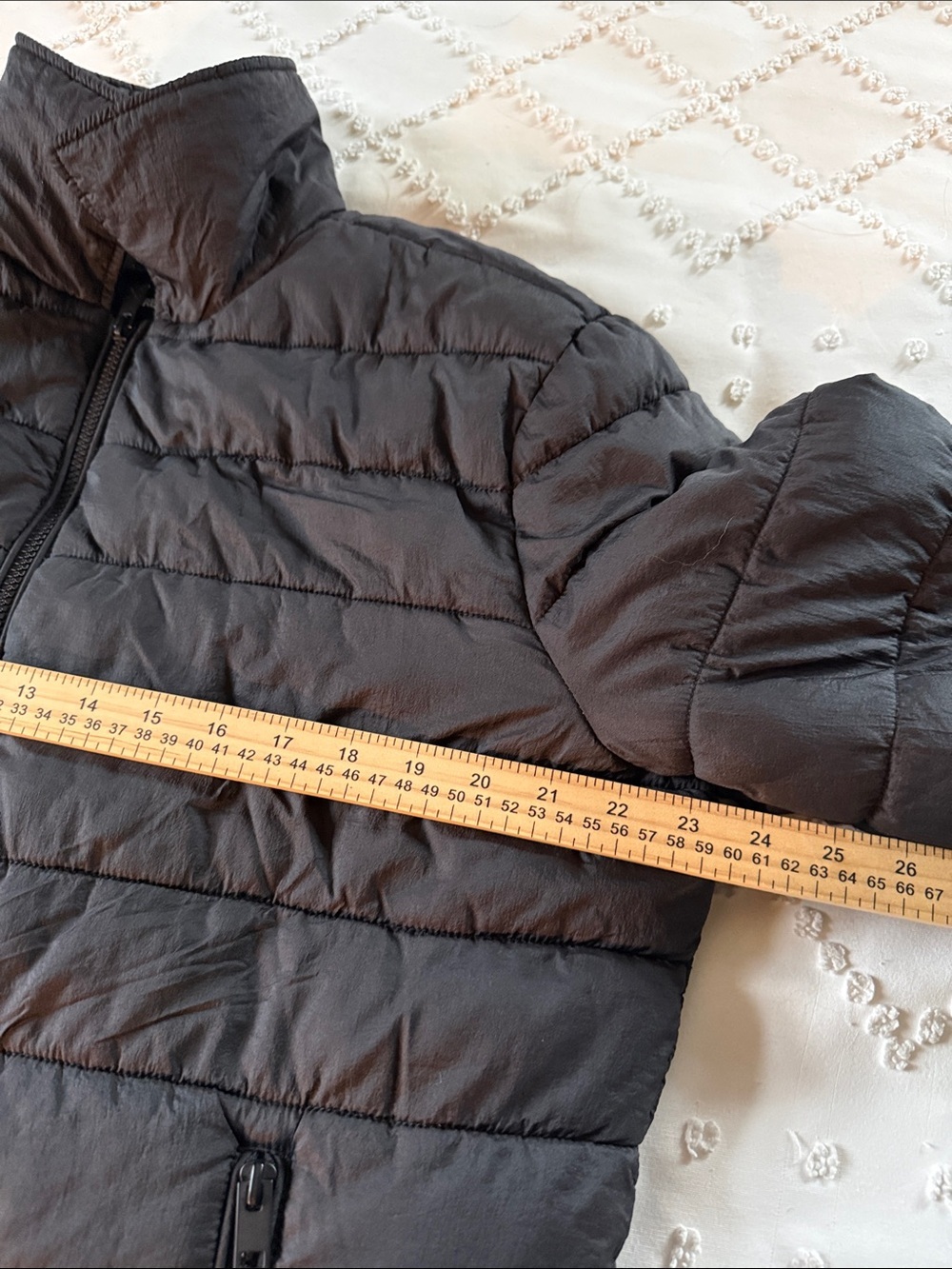 Express Black Lighweight Quilted Puffer Jacket Size Medium NWOT - Picture 9 of 11